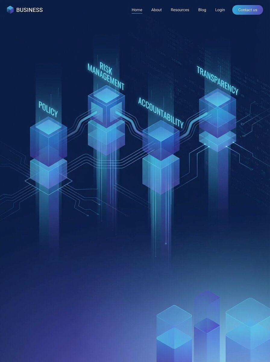 AI Governance framework visualization